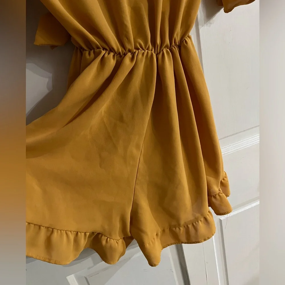 Mustard Yellow Romper - Picture 4 of 5